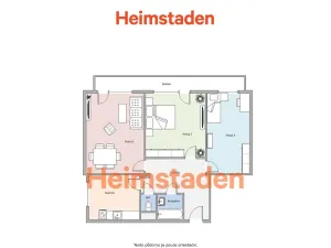 Pronájem bytu 3+1, Orlová - Lutyně, Školní, 61 m2
