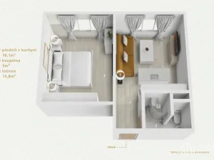 Prodej bytu 2+kk, Sokolov, Kosmonautů, 38 m2
