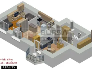 Prodej bytu 2+1, Kralupy nad Vltavou, 65 m2