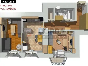 Prodej bytu 2+1, Kralupy nad Vltavou, 65 m2