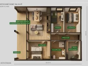 Prodej rodinného domu, Vrbová Lhota, 89 m2