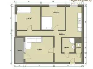 Prodej bytu 3+1, Tachov, Jana Ziky, 75 m2
