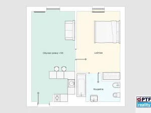 Pronájem bytu 2+kk, Plzeň - Jižní Předměstí, U Borského parku, 52 m2