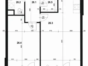 Pronájem bytu 2+kk, Praha - Letňany, Hlučkova, 60 m2