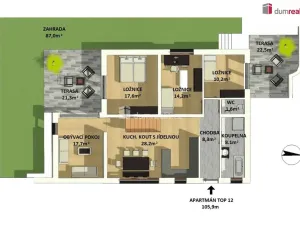 Prodej bytu 4+kk, Scheifling, Rakousko, 106 m2