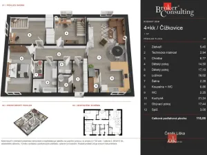Prodej rodinného domu, Čížkovice, Na Ladech, 116 m2