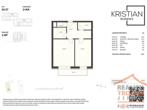 Prodej bytu 2+kk, Hradec Králové, Pod Zámečkem, 57 m2