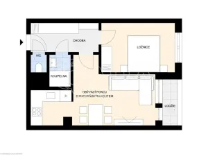 Prodej bytu 2+kk, Praha - Chodov, Podjavorinské, 43 m2