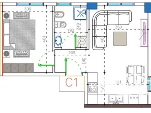 Prodej bytu 2+kk, Golem, Albánie, 47 m2