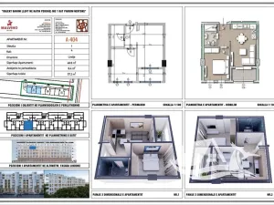 Prodej bytu 2+kk, Golem, Albánie, 48 m2