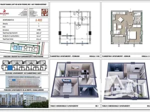 Prodej bytu 2+kk, Golem, Albánie, 48 m2