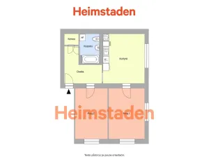 Pronájem bytu 2+1, Havířov - Město, U Školky, 59 m2