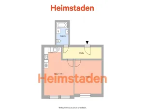 Pronájem bytu 2+kk, Ostrava - Moravská Ostrava, Přívozská, 51 m2