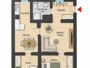 Prodej ubytování, Praha - Smíchov, Plzeňská, 70 m2