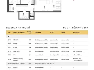 Pronájem bytu 3+kk, Ostrava, Na Burni, 79 m2