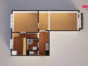 Prodej bytu 2+1, Ústí nad Labem, Kosmonautů, 52 m2