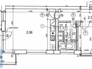 Pronájem bytu 2+kk, Praha - Suchdol, Internacionální, 52 m2