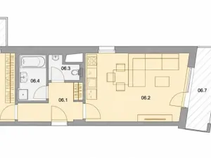 Pronájem bytu 2+kk, České Budějovice - České Budějovice 4, Vrbenská, 69 m2