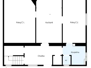 Prodej rodinného domu, Pohled, 70 m2