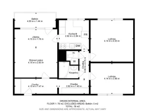 Prodej bytu 3+1, Praha - Hlubočepy, Renoirova, 71 m2