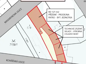 Prodej obchodního prostoru, Žatec, Masarykova, 289 m2