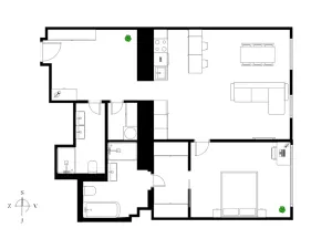 Prodej bytu 2+kk, Praha - Vinohrady, Čerchovská, 80 m2
