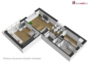 Pronájem bytu 3+1, České Budějovice - České Budějovice 7, L. M. Pařízka, 50 m2