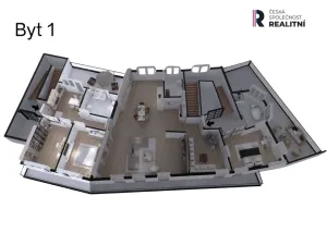 Pronájem bytu 5+1, Kroměříž, náměstí Míru, 178 m2