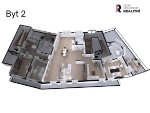 Pronájem bytu 5+1, Kroměříž, náměstí Míru, 178 m2