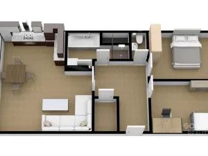 Pronájem bytu 3+kk, Odolena Voda, Československé armády, 70 m2