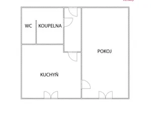 Prodej bytu 1+1, Chomutov, Borová, 35 m2