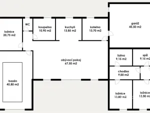 Prodej obchodního prostoru, Lom, Podkrušnohorská, 273 m2