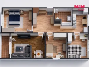 Prodej bytu 4+1, Karlovy Vary - Bohatice, Lomená, 84 m2