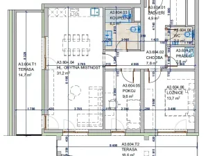 Pronájem bytu 3+kk, Brno, Komárovská, 78 m2