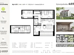 Prodej bytu 3+kk, Předboj, Ke Tvrzi, 125 m2