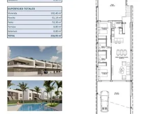 Prodej rodinného domu, Pilar de La Horadada, Alicante, Španělsko, 102 m2