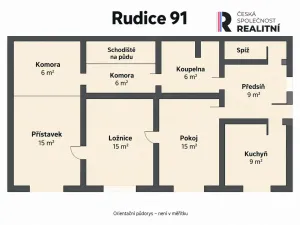 Prodej rodinného domu, Rudice, 100 m2