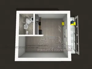 Prodej bytu 1+kk, České Budějovice, E. Beneše, 34 m2