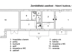 Prodej zemědělské usedlosti, Postupice - Čelivo, 451 m2