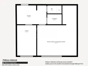 Prodej bytu 2+kk, Brno - Líšeň, Kosíkova, 40 m2