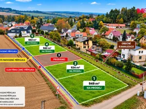 Prodej pozemku pro bydlení, Třemošná - Záluží, 949 m2