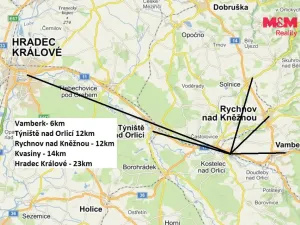 Pronájem restaurace, Kostelec nad Orlicí, Mánesova, 90 m2