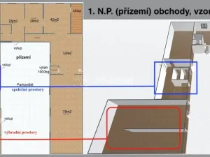 Pronájem skladu, Jirny, Tovární, 106 m2