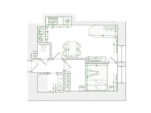 Prodej bytu 2+kk, Praha - Nusle, náměstí Bratří Synků, 30 m2