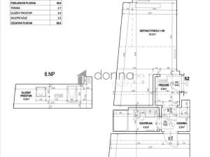 Pronájem bytu 2+kk, Praha, Dalimilova, 60 m2