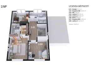 Prodej rodinného domu, Kamenice, Lomená, 156 m2