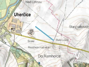 Prodej podílu pole, Uherčice, 1045 m2