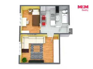 Prodej bytu 2+kk, Horní Slavkov, Dlouhá, 35 m2