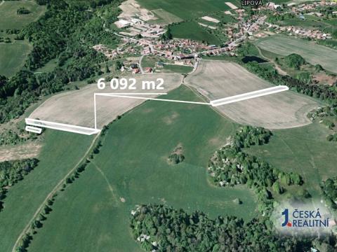 Prodej podílu zemědělské půdy, Lipová, 2284 m2