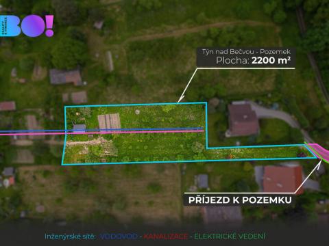 Prodej pozemku pro bydlení, Týn nad Bečvou, Svobody, 2208 m2